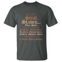 They Didn't Steal Slaves Black History T Shirt Juneteenth Black Freedom