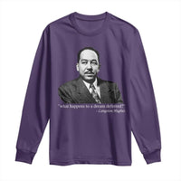 Langston Hughes Long Sleeve Shirt A Dream Deferred Juneteenth Black History Civil Right
