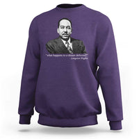 Langston Hughes Sweatshirt A Dream Deferred Juneteenth Black History Civil Right