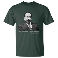 Langston Hughes T Shirt A Dream Deferred Juneteenth Black History Civil Right