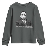 Langston Hughes Youth Sweatshirt A Dream Deferred Juneteenth Black History Civil Right