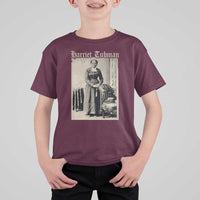 Harriet Tubman T Shirt For Kid Juneteenth Black History Freedom