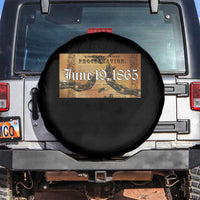 Juneteenth Emancipation Proclamation End of Slavery Spare Tire Cover Black Freedom History