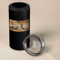 Juneteenth Emancipation Proclamation End of Slavery 4 in 1 Can Cooler Tumbler Black Freedom History