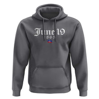 June 19 1865 Juneteenth Flag Hoodie Celebrating Black Freedom History