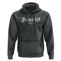 June 19 1865 Juneteenth Flag Hoodie Celebrating Black Freedom History