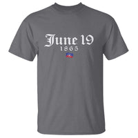 June 19 1865 Juneteenth Flag T Shirt Celebrating Black Freedom History
