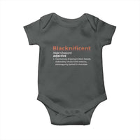 Blacknificient Definition Baby Onesie Black History African Roots African American