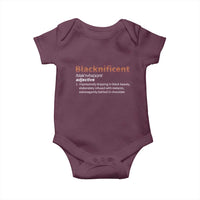 Blacknificient Definition Baby Onesie Black History African Roots African American
