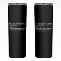 Blacknificient Definition Skinny Tumbler Black History African Roots African American