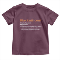 Blacknificient Definition Toddler T Shirt Black History African Roots African American
