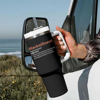 Blacknificient Definition Tumbler With Handle Black History African Roots African American