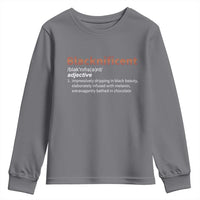 Blacknificient Definition Youth Sweatshirt Black History African Roots African American