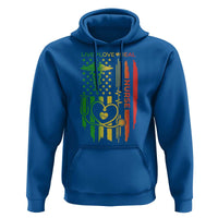 Black Nurse Hoodie American Flag Proud Afro African Women Melanin Pride