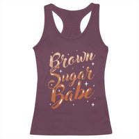 Brown Sugar Babe Racerback Tank Top Proud Woman Melanin Pride Black Girl