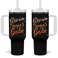 Brown Sugar Babe Tumbler With Handle Proud Woman Melanin Pride Black Girl