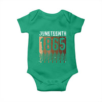 Juneteenth 1865 Baby Onesie June 19th Celebrating Black Freedom Melanin