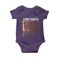 Juneteenth 1865 Baby Onesie June 19th Celebrating Black Freedom Melanin