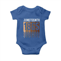 Juneteenth 1865 Baby Onesie June 19th Celebrating Black Freedom Melanin