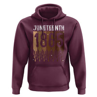 Juneteenth 1865 Hoodie June 19th Celebrating Black Freedom Melanin