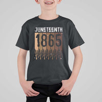 Juneteenth 1865 T Shirt For Kid June 19th Celebrating Black Freedom Melanin