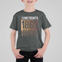 Juneteenth 1865 T Shirt For Kid June 19th Celebrating Black Freedom Melanin