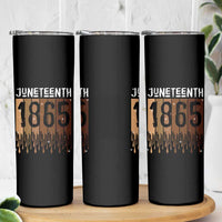 Juneteenth 1865 Skinny Tumbler June 19th Celebrating Black Freedom Melanin