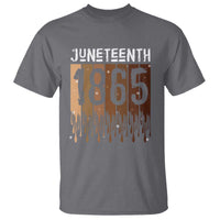 Juneteenth 1865 T Shirt June 19th Celebrating Black Freedom Melanin