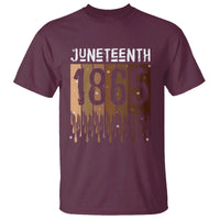 Juneteenth 1865 T Shirt June 19th Celebrating Black Freedom Melanin