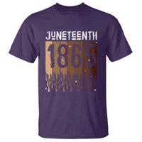 Juneteenth 1865 T Shirt June 19th Celebrating Black Freedom Melanin