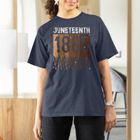 Juneteenth 1865 T Shirt For Women June 19th Celebrating Black Freedom Melanin