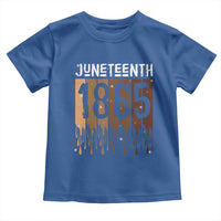 Juneteenth 1865 Toddler T Shirt June 19th Celebrating Black Freedom Melanin