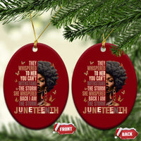 I'm The Storm Black Women Ceramic Ornament Juneteenth Black History Melanin - Wonder Print Shop