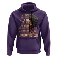 I'm The Storm Black Women Hoodie Juneteenth Black History Melanin