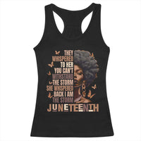 I'm The Storm Black Women Racerback Tank Top Juneteenth Black History Melanin