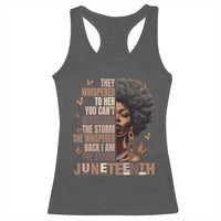 I'm The Storm Black Women Racerback Tank Top Juneteenth Black History Melanin