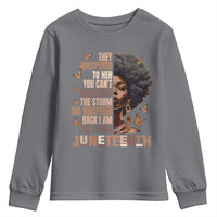 I'm The Storm Black Women Youth Sweatshirt Juneteenth Black History Melanin