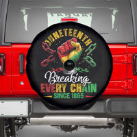 Breaking Every Chain Since 1865 Juneteenth Spare Tire Cover Celebrating Black Freedom