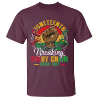 Juneteenth Breaking Every Chain Since 1865 T Shirt Retro Vintage