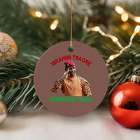 Burkina Faso Ibrahim Traoré Thomas Sankara Ceramic Ornament - Wonder Print Shop
