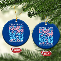 Trans Rights Ceramic Ornament Protect Trans Social Justice LGBT - Wonder Print Shop