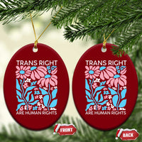 Trans Rights Ceramic Ornament Protect Trans Social Justice LGBT - Wonder Print Shop