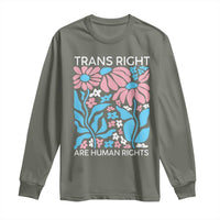 Trans Rights Long Sleeve Shirt Protect Trans Social Justice LGBT - Wonder Print Shop