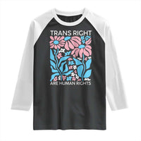 Trans Rights Raglan Shirt Protect Trans Social Justice LGBT - Wonder Print Shop