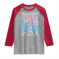 Trans Rights Raglan Shirt Protect Trans Social Justice LGBT - Wonder Print Shop