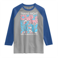 Trans Rights Raglan Shirt Protect Trans Social Justice LGBT - Wonder Print Shop