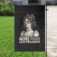 More Pride Less Prejudice Garden Flag LGBTQ Proud Ally Pride Month - Wonder Print Shop