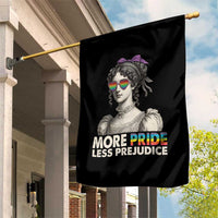 More Pride Less Prejudice Garden Flag LGBTQ Proud Ally Pride Month - Wonder Print Shop