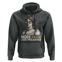 More Pride Less Prejudice Hoodie LGBTQ Proud Ally Pride Month - Wonder Print Shop