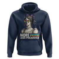 More Pride Less Prejudice Hoodie LGBTQ Proud Ally Pride Month - Wonder Print Shop